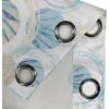 Ambesonne Floral Boho Grommet Curtain, Simple Design Delicate Flower Silhouettes Neutral Colors Exotics Art, Decorative 2-Panel Window Drapes for Bedroom Living Room, 50″ x 108″, Dark Indigo Pale Blue(Pale Mustard and Sky Blue)