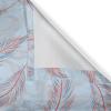 Ambesonne Floral Boho Grommet Curtain, Simple Design Delicate Flower Silhouettes Neutral Colors Exotics Art, Decorative 2-Panel Window Drapes for Bedroom Living Room, 50″ x 108″, Dark Indigo Pale Blue(Pale Ruby and Ceil Blue)