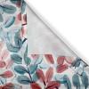 Ambesonne Floral Boho Grommet Curtain, Simple Design Delicate Flower Silhouettes Neutral Colors Exotics Art, Decorative 2-Panel Window Drapes for Bedroom Living Room, 50″ x 108″, Dark Indigo Pale Blue(Off White Ruby Cadet Blue)