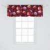 Ambesonne Garden Scene Window Valance, Neutral Traditional Roses and Floral Pattern Boho Romance Print, Curtain Valance for Kitchen Bedroom Decor with Rod Pocket, 54″ X 18″, Cream White Dark Sepia(Ruby Dark Coral Lavender)