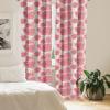 Ambesonne Gothic Curtains, Vintage Baroque Floral Skulls with Garden Flowers Flourishing Leaves, Window Treatments 2 Panel Set for Living Room Bedroom, Pair of – 28″ x 95″, Charcoal Grey and Dark Tan(Pastel Pink Grey Eggshell)