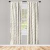 Ambesonne Gothic Curtains, Vintage Baroque Floral Skulls with Garden Flowers Flourishing Leaves, Window Treatments 2 Panel Set for Living Room Bedroom, Pair of – 28″ x 95″, Charcoal Grey and Dark Tan(Eggshell Warm Taupe Tan)