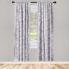 Ambesonne Gothic Curtains, Vintage Baroque Floral Skulls with Garden Flowers Flourishing Leaves, Window Treatments 2 Panel Set for Living Room Bedroom, Pair of – 28″ x 95″, Charcoal Grey and Dark Tan(Warm Taupe Lilac)