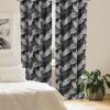 Ambesonne Gothic Curtains, Vintage Baroque Floral Skulls with Garden Flowers Flourishing Leaves, Window Treatments 2 Panel Set for Living Room Bedroom, Pair of – 28″ x 95″, Charcoal Grey and Dark Tan(Charcoal Grey and Beige)