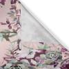 Ambesonne Hawaii Themed Grommet Curtain, Tropical Leaves Pattern with Neutral Colors Boho Summer Print, Decorative 2-Panel Window Drapes for Bedroom Living Room, 50″ x 54″, Pale Vermilion Seal Brown(Laurel Green and Eggplant)