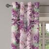 Ambesonne Hawaii Themed Grommet Curtain, Tropical Leaves Pattern with Neutral Colors Boho Summer Print, Decorative 2-Panel Window Drapes for Bedroom Living Room, 50″ x 54″, Pale Vermilion Seal Brown(Shamrock Green Eggplant)