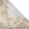 Ambesonne Hawaii Themed Grommet Curtain, Tropical Leaves Pattern with Neutral Colors Boho Summer Print, Decorative 2-Panel Window Drapes for Bedroom Living Room, 50″ x 54″, Pale Vermilion Seal Brown(Pale Mauve Taupe Peach)