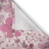 Ambesonne Hawaii Themed Grommet Curtain, Tropical Leaves Pattern with Neutral Colors Boho Summer Print, Decorative 2-Panel Window Drapes for Bedroom Living Room, 50″ x 54″, Pale Vermilion Seal Brown(Blush Hot Pink White)