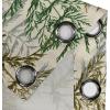 Ambesonne Hawaii Themed Grommet Curtain, Tropical Leaves Pattern with Neutral Colors Boho Summer Print, Decorative 2-Panel Window Drapes for Bedroom Living Room, 50″ x 54″, Pale Vermilion Seal Brown(Beige Emerald and Fawn)