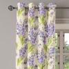 Ambesonne Hawaii Themed Grommet Curtain, Tropical Leaves Pattern with Neutral Colors Boho Summer Print, Decorative 2-Panel Window Drapes for Bedroom Living Room, 50″ x 54″, Pale Vermilion Seal Brown(Yellow Green Lavender)