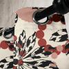 Ambesonne Hawaii Themed Grommet Curtain, Tropical Leaves Pattern with Neutral Colors Boho Summer Print, Decorative 2-Panel Window Drapes for Bedroom Living Room, 50″ x 54″, Pale Vermilion Seal Brown(Raspberry Cream and Pale Ruby)