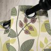 Ambesonne Hawaii Themed Grommet Curtain, Tropical Leaves Pattern with Neutral Colors Boho Summer Print, Decorative 2-Panel Window Drapes for Bedroom Living Room, 50″ x 54″, Pale Vermilion Seal Brown(Apple Green Fern Green)