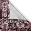 Ambesonne Hawaii Themed Grommet Curtain, Tropical Leaves Pattern with Neutral Colors Boho Summer Print, Decorative 2-Panel Window Drapes for Bedroom Living Room, 50″ x 54″, Pale Vermilion Seal Brown(Charcoal Grey Pale Pink)