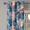 Ambesonne Hawaii Themed Grommet Curtain, Tropical Leaves Pattern with Neutral Colors Boho Summer Print, Decorative 2-Panel Window Drapes for Bedroom Living Room, 50″ x 54″, Pale Vermilion Seal Brown(Slate Blue and Blush)