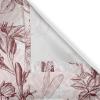 Ambesonne Hawaii Themed Grommet Curtain, Tropical Leaves Pattern with Neutral Colors Boho Summer Print, Decorative 2-Panel Window Drapes for Bedroom Living Room, 50″ x 54″, Pale Vermilion Seal Brown(Chocolate and Pale Pink)
