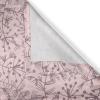 Ambesonne Hawaii Themed Grommet Curtain, Tropical Leaves Pattern with Neutral Colors Boho Summer Print, Decorative 2-Panel Window Drapes for Bedroom Living Room, 50″ x 54″, Pale Vermilion Seal Brown(Blush Dried Rose)