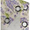 Ambesonne Hawaii Themed Grommet Curtain, Tropical Leaves Pattern with Neutral Colors Boho Summer Print, Decorative 2-Panel Window Drapes for Bedroom Living Room, 50″ x 54″, Pale Vermilion Seal Brown(Yellow Green Lavender)