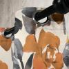 Ambesonne Hawaii Themed Grommet Curtain, Tropical Leaves Pattern with Neutral Colors Boho Summer Print, Decorative 2-Panel Window Drapes for Bedroom Living Room, 50″ x 54″, Pale Vermilion Seal Brown(Burnt Sienna and Dark Teal)