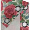 Ambesonne Hawaii Themed Grommet Curtain, Tropical Leaves Pattern with Neutral Colors Boho Summer Print, Decorative 2-Panel Window Drapes for Bedroom Living Room, 50″ x 54″, Pale Vermilion Seal Brown(Dark Pink Green and Blue)