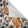 Ambesonne Hawaii Themed Grommet Curtain, Tropical Leaves Pattern with Neutral Colors Boho Summer Print, Decorative 2-Panel Window Drapes for Bedroom Living Room, 50″ x 54″, Pale Vermilion Seal Brown(Burnt Sienna and Dark Teal)