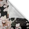 Ambesonne Hawaii Themed Grommet Curtain, Tropical Leaves Pattern with Neutral Colors Boho Summer Print, Decorative 2-Panel Window Drapes for Bedroom Living Room, 50″ x 54″, Pale Vermilion Seal Brown(Blush Charcoal)