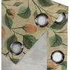 Ambesonne Hawaii Themed Grommet Curtain, Tropical Leaves Pattern with Neutral Colors Boho Summer Print, Decorative 2-Panel Window Drapes for Bedroom Living Room, 50″ x 54″, Pale Vermilion Seal Brown(Fern Green Avocado Green)