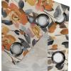 Ambesonne Hawaii Themed Grommet Curtain, Tropical Leaves Pattern with Neutral Colors Boho Summer Print, Decorative 2-Panel Window Drapes for Bedroom Living Room, 50″ x 54″, Pale Vermilion Seal Brown(Burnt Sienna and Dark Teal)
