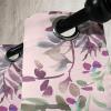 Ambesonne Hawaii Themed Grommet Curtain, Tropical Leaves Pattern with Neutral Colors Boho Summer Print, Decorative 2-Panel Window Drapes for Bedroom Living Room, 50″ x 54″, Pale Vermilion Seal Brown(Laurel Green and Eggplant)