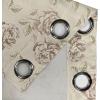 Ambesonne Hawaii Themed Grommet Curtain, Tropical Leaves Pattern with Neutral Colors Boho Summer Print, Decorative 2-Panel Window Drapes for Bedroom Living Room, 50″ x 54″, Pale Vermilion Seal Brown(Pale Mauve Taupe Peach)