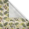 Ambesonne Hawaii Themed Grommet Curtain, Tropical Leaves Pattern with Neutral Colors Boho Summer Print, Decorative 2-Panel Window Drapes for Bedroom Living Room, 50″ x 54″, Pale Vermilion Seal Brown(Apple Green Fern Green)