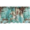 Turquoise Pastel Brown