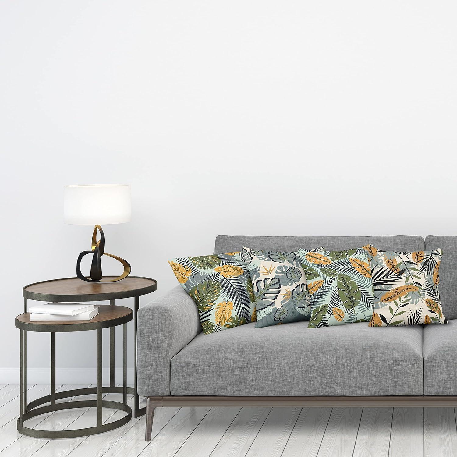 imageAmbesonne Alice in Wonderland Throw Pillow Cushion Cover Pack of 2 Rabbit Motion Cups Hearts and Flower Character Alice Cartoon Style Zippered DoubleSide Digital Print Decor 18 Black BlueOlive Green and Pale Orange