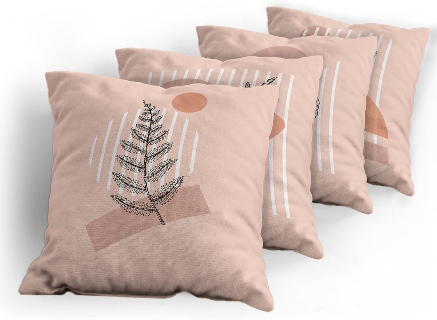 imageAmbesonne Alice in Wonderland Throw Pillow Cushion Cover Pack of 2 Rabbit Motion Cups Hearts and Flower Character Alice Cartoon Style Zippered DoubleSide Digital Print Decor 18 Black BluePeach and Salmon