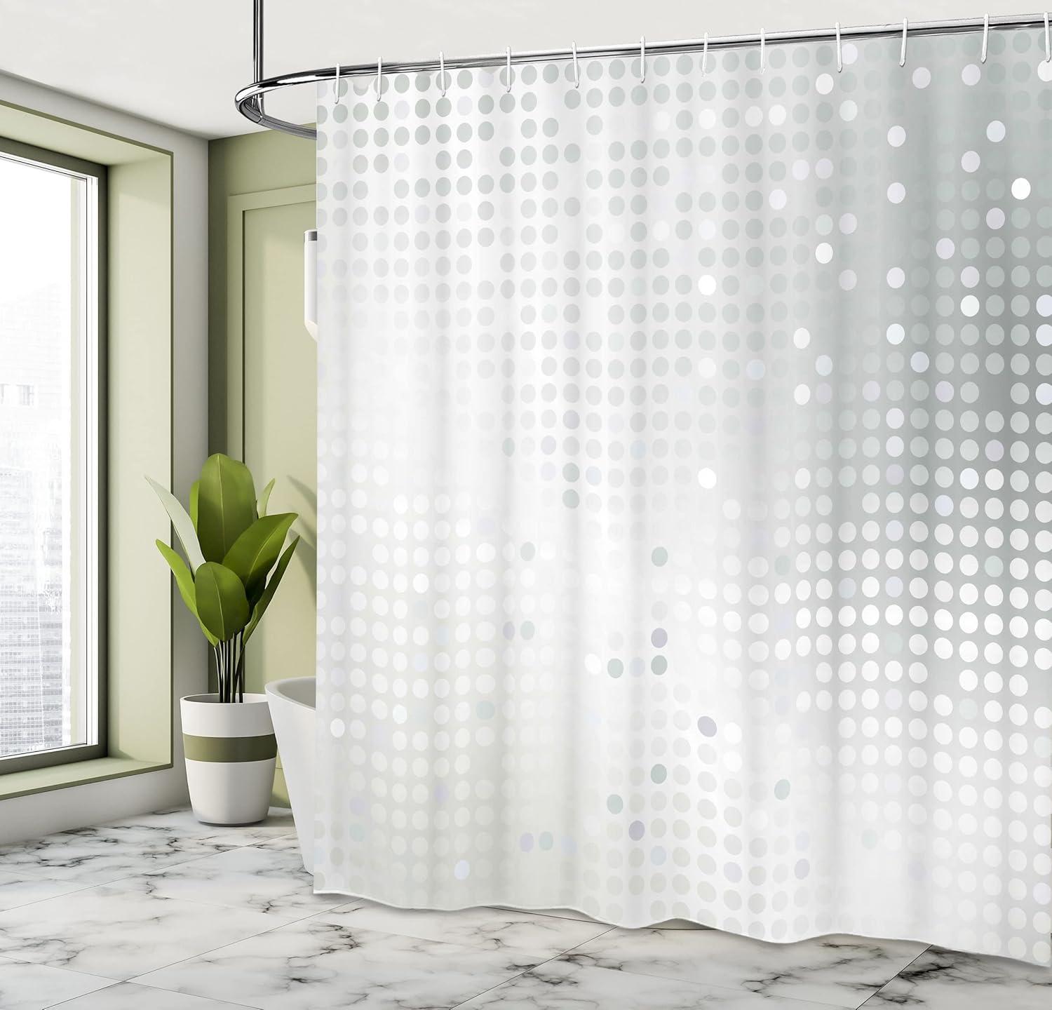 imageAmbesonne Cartoon Shower Curtain Curious Panda on an Exotic Branch Asian Bear Jungle Woods Illustration Cloth Fabric Bathroom Decor Set with Hooks 69 W x 75 L Fern Green White BlackGrey