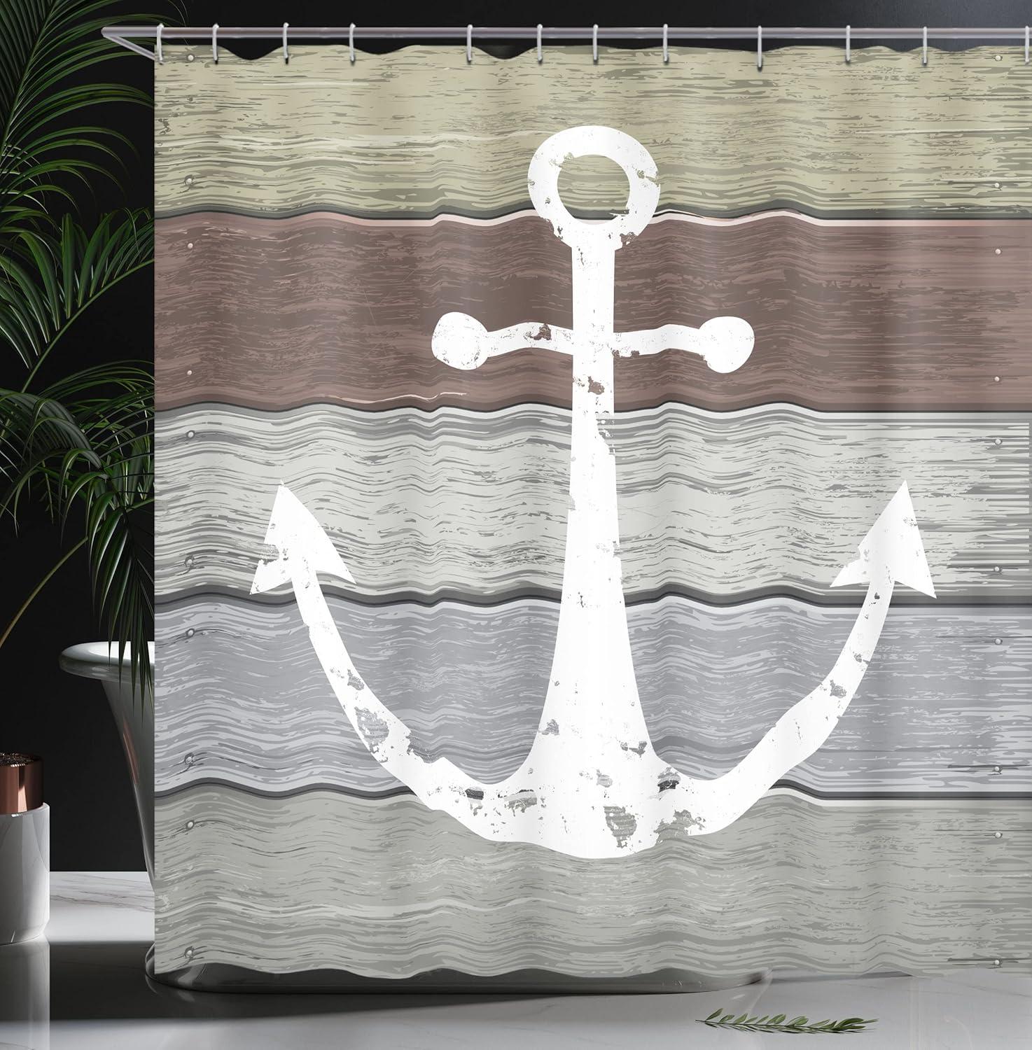 imageAmbesonne Duck Shower Curtain Cartoon Character Taking a Bath Colorful Drops Backdrop Dots Cloth Fabric Bathroom Decor Set with Hooks 69 W x 84 L Soft Blue Sky Blue YellowGreen Umber