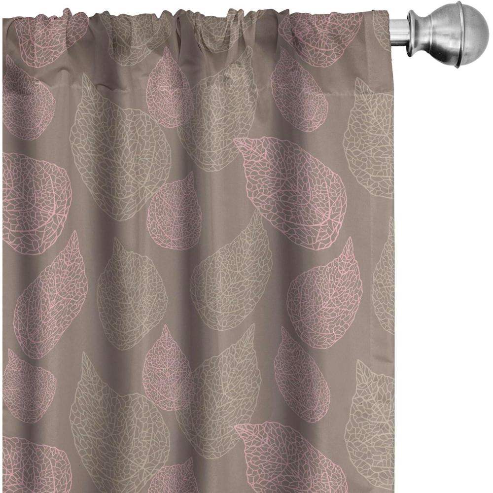 imageAmbesonne Cats Curtains Funny Colorful Graphic Kittens Cartoon Style Boys Girls Playroom Window Treatments 2 Panel Set for Living Room Bedroom Pair of  28 x 63 Cream OrangePink Umber