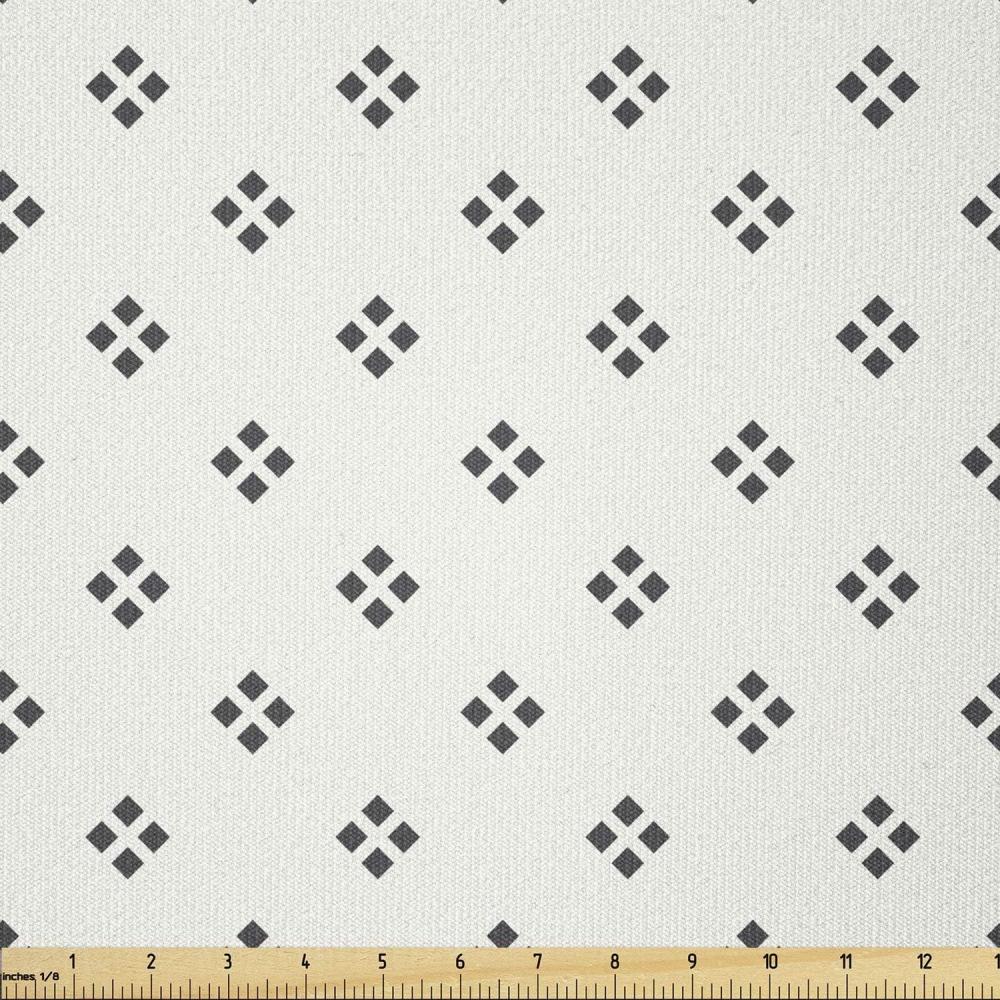 imageAmbesonne I Love You Fabric by The Yard Hand Writing with Infinity Romantic Red Hearts Valentines Day Theme Stretch Knit Fabric for Clothing Sewing and Arts Crafts 1 Yard Black and WhiteWhite and Charcoal