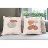Ambesonne Alice in Wonderland Throw Pillow Cushion Cover Pack of 2, Rabbit Motion Cups Hearts and Flower Character Alice Cartoon Style, Zippered Double-Side Digital Print Decor, 18″, Black Blue(Pale Peach and Multicolor)