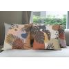 Ambesonne Alice in Wonderland Throw Pillow Cushion Cover Pack of 2, Rabbit Motion Cups Hearts and Flower Character Alice Cartoon Style, Zippered Double-Side Digital Print Decor, 18″, Black Blue(Dark Brown Multicolor)