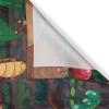 Ambesonne Animal Kitchen Curtains, Ladybug Butterfly Bee in Exotic Garden Botany Kids Nursery Themed Cartoon Art, Window Drapes 2 Panel Set for Kitchen Cafe Decor, 55″ x 39″, Black Brown