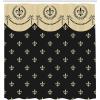 Ambesonne Cartoon Shower Curtain, Curious Panda on an Exotic Branch Asian Bear Jungle Woods Illustration, Cloth Fabric Bathroom Decor Set with Hooks, 69″ W x 75″ L, Fern Green White Black(Charcoal Grey)