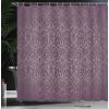 Ambesonne Cartoon Shower Curtain, Curious Panda on an Exotic Branch Asian Bear Jungle Woods Illustration, Cloth Fabric Bathroom Decor Set with Hooks, 69″ W x 75″ L, Fern Green White Black(Mauve Taupe)