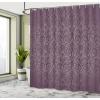 Ambesonne Cartoon Shower Curtain, Curious Panda on an Exotic Branch Asian Bear Jungle Woods Illustration, Cloth Fabric Bathroom Decor Set with Hooks, 69″ W x 75″ L, Fern Green White Black(Mauve Taupe)