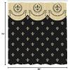Ambesonne Cartoon Shower Curtain, Curious Panda on an Exotic Branch Asian Bear Jungle Woods Illustration, Cloth Fabric Bathroom Decor Set with Hooks, 69″ W x 75″ L, Fern Green White Black(Charcoal Grey)