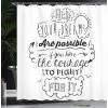 Ambesonne Cartoon Shower Curtain, Curious Panda on an Exotic Branch Asian Bear Jungle Woods Illustration, Cloth Fabric Bathroom Decor Set with Hooks, 69″ W x 75″ L, Fern Green White Black(Black White)