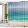Ambesonne Cartoon Shower Curtain, Curious Panda on an Exotic Branch Asian Bear Jungle Woods Illustration, Cloth Fabric Bathroom Decor Set with Hooks, 69″ W x 75″ L, Fern Green White Black(Multi 23)