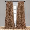 Ambesonne Cats Curtains, Funny Colorful Graphic Kittens Cartoon Style Boys Girls Playroom, Window Treatments 2 Panel Set for Living Room Bedroom, Pair of – 28″ x 63″, Cream Orange(Orange Black)