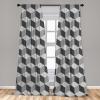 Ambesonne Cats Curtains, Funny Colorful Graphic Kittens Cartoon Style Boys Girls Playroom, Window Treatments 2 Panel Set for Living Room Bedroom, Pair of – 28″ x 63″, Cream Orange(White Grey Black)
