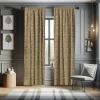 Ambesonne Cats Curtains, Funny Colorful Graphic Kittens Cartoon Style Boys Girls Playroom, Window Treatments 2 Panel Set for Living Room Bedroom, Pair of – 28″ x 63″, Cream Orange(Pastel Brown)