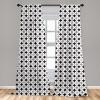 Ambesonne Cats Curtains, Funny Colorful Graphic Kittens Cartoon Style Boys Girls Playroom, Window Treatments 2 Panel Set for Living Room Bedroom, Pair of – 28″ x 63″, Cream Orange(Grey Red)